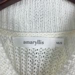 Amaryllis White Tan Dip Dyed Sandpiper Ombré Knit Tank Top Size XS Photo 7