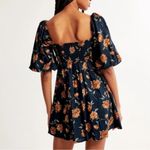 Abercrombie & Fitch NWT  Emerson Linen-Blend Puff Sleeve Mini Dress Size XS Photo 2
