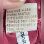 Vintage Victoria’s Secret Gold Label Silky Burgandy Shorts, Elastic Waist; S Pink Photo 4