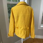 Relativity Goldenrod Yellow Woven 50’s Vintage Style Jacket Size 14 Photo 2