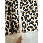 J. Crew Leopard Print Cotton Poplin Tie Waist Button Down Shirt Dress size 8 Photo 5