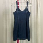 Topshop Zip Denim Dress Photo 3