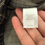 J. Jill Ponte Slim Leg Plants Plaid Black And Tan‎ Pull On Size Large Petite Photo 5