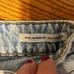 Garage  Wide Leg Denim Jeans Light Wash Distressed Frayed Hem Women's 0/24 Photo 5