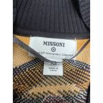Missoni for Target Womens Cardigan Sweater XS Brown Chevron Open Front Pocket Photo 2