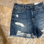 American Eagle  Outfitters | Ripped Dark Blue 90s boyfriend Jean shorts size 2 Photo 6