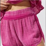 Anthropologie  Daily Practice Women’s Gauzy Hot Pink Top Shorts Lounge Set XS Photo 7
