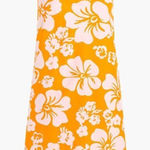 NWOT J. Crew Tie Neck Mini Shift Dress Orange Size 8 Photo 0