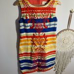 Anthropologie ANTHRO Tabitha Multi‎ Stripe Totem Shift Dress 6 Photo 3