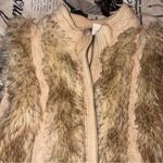Forever 21 love21 Tan and Brown Faux Fur Vest Photo 9