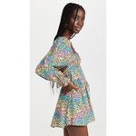 For Love & Lemons NWT  Ruth Mini Dress in Blue Sz M Photo 9