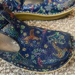 Alegria  Leather Classic Birdland Novelty Print Clog Mules Size EU 38 Photo 5