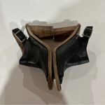 Madewell  The Marie Black Slingback‎ Stacked Heel Sandal Size 6 Photo 2