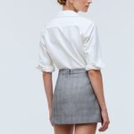 Madewell Wrap Front Mini Skirt Plus Size Plaid Retail $98 NEW WITH TAGS Size 14 Photo 1