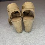 ZARA ✨ Woven Lace-Up Espadrille Wedges Size 41 (10.5-11) Photo 6