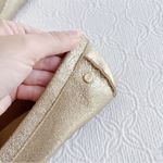 UGG  • Clair Loafer slip on metallic gold leather laser cut perforated moccasin Photo 5