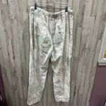 Chico's Chico’s 100% Linen White Paisley Pants Size 1.5 Medium 10 Cruise Breezy Vacation Photo 4