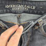 American Eagle  Y2K Bootcut Artist Stretch Womens Jeans Sz 2 Grey Indie Sleaze Photo 6
