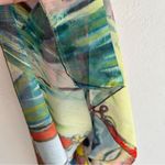 Alice + Olivia x Lola Schnabel Orly Handkerchief Maxi Dress Size 2 Watercolor Photo 11