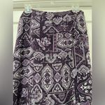 Talbots  Size 16 100% Silk Purple Paisley Midi Skirt‎ Fully Lined cottagecore Photo 1