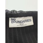 No Boundaries NWT Black Ribbed Dress XXL Bodycon Stretch Goth Rave Witchy Lace Photo 5