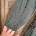 Francesca's Dark Green Crochet Top Long Sleeve Mini Dress, XS NWT Photo 3