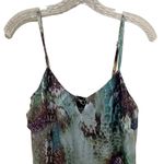 Single Maxi Long Sleeveless Dress Green Multicolored Women’s Size Medium Photo 2