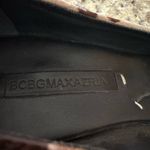 BCBGMAXAZRIA Leopard Print Peep Toe Pony Wedge Photo 5