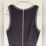 Rebecca Taylor Silver Chain Accent Sleeveless Purple Dress Sz 8 Photo 4