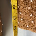 BCBGeneration  Cropped Sweater Brown White Puffs Photo 6