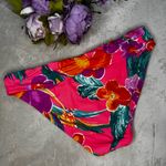 La Blanca 'Isla' Shirred-Band Bikini Bottom in Hot Coral Photo 6