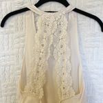 Stone Cold Fox Ninas by  Crochet Back Dress Small Ivory Cream White Lace Photo 4