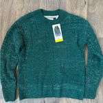 Weatherproof NWT Original  Vintage Women’s Green Crewneck Sweater Photo 0