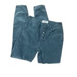 We The Free  gray blue Corduroy women’s pants high rise button fly size 25 Photo 9