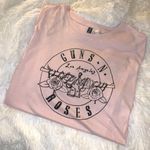 Divided Guns N’ Roses Pink T-Shirt Photo 0