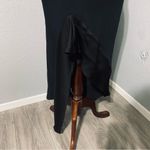 ZARA  Narciso Rodríguez Black Christmas Maxi V-Neck Silk Blend Slip Dress Sz M Photo 8