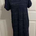 Pact  Blue Organic Cotton Shirt Dress Photo 0