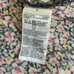 Old Navy Old Navy Velvet Floral Short Sleeve Blouse Large Crew Neck Boho Velour Shirt L Photo 10