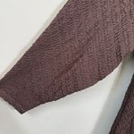 Free People  Gabby Seamless Midi Dress Women's M/L Chocolate Brown Textured NWT Photo 9