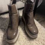 Naked Feet Platform Boots Gray Size 9 Photo 4