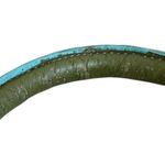 Franklin Covey Full Grain Leather Purse Handbag Green Shoulder Bag Front Pocket Photo 13