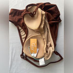 Kona Sol Brown Women’s Chain Link Medium Coverage Sew In Cups One Piece Swimsuit‎ Size M Photo 9