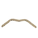 Vintage 80s Gold Coin Medallion Embossed Disc Stretch Belt One Size Boho Glam Photo 2