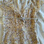 Abercrombie & Fitch Abercrombie Yellow Floral Print Dress Photo 8
