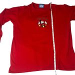 Disney  Mickey Mouse Happy Holidays Red Long Sleeve Christmas Lights Graphic XL Photo 5