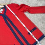 Castleberry Women’s Vintage Cardigan Knit Sweater Longsleeve in Red Size 8 Photo 11