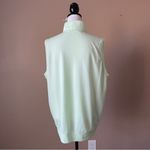 OLIVER RIDLEY | Lime Green Sleeveless Quarter Zip Golf Shirt Sz L Size L Photo 3