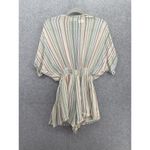 Urban Outfitters  Women's Romper Kimono Short Sleeve Shorts Size Small Surplice Photo 5