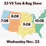 Victoria's Secret Victoria’s Secret denim tote bag rose gold metallic logo and studs side pockets Photo 1