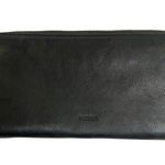 Fossil  Black Leather Full Zip Wallet Photo 0